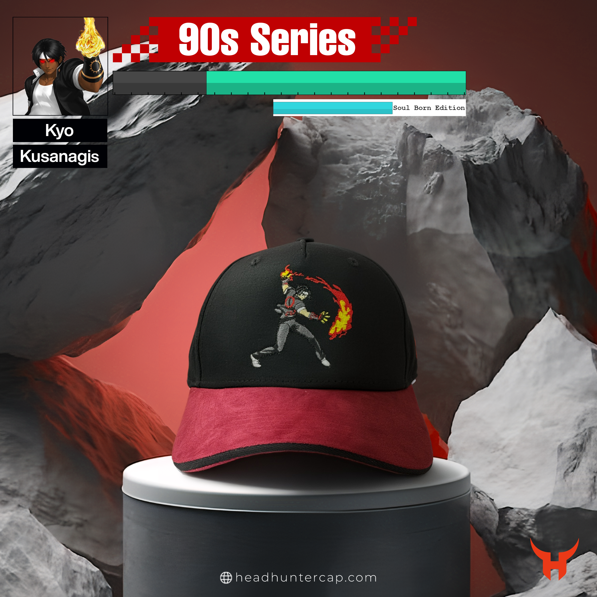 HEAD HUNTER Kyo Kusanagi Cap –  90s Series