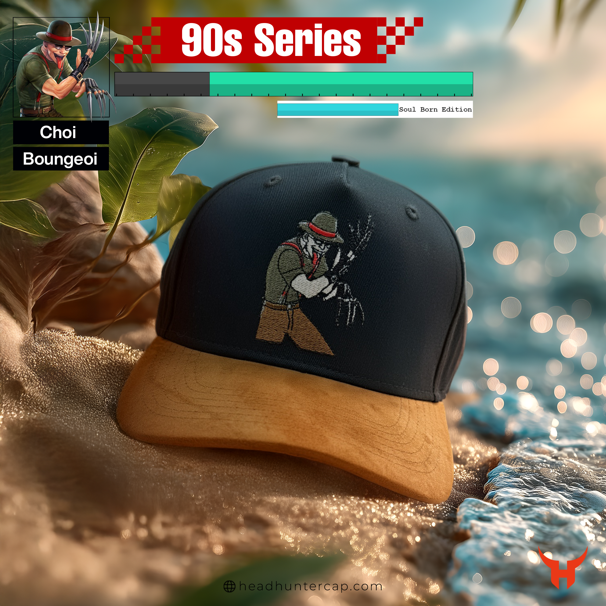 HEAD HUNTER Choi Cap - Brown- 90's series