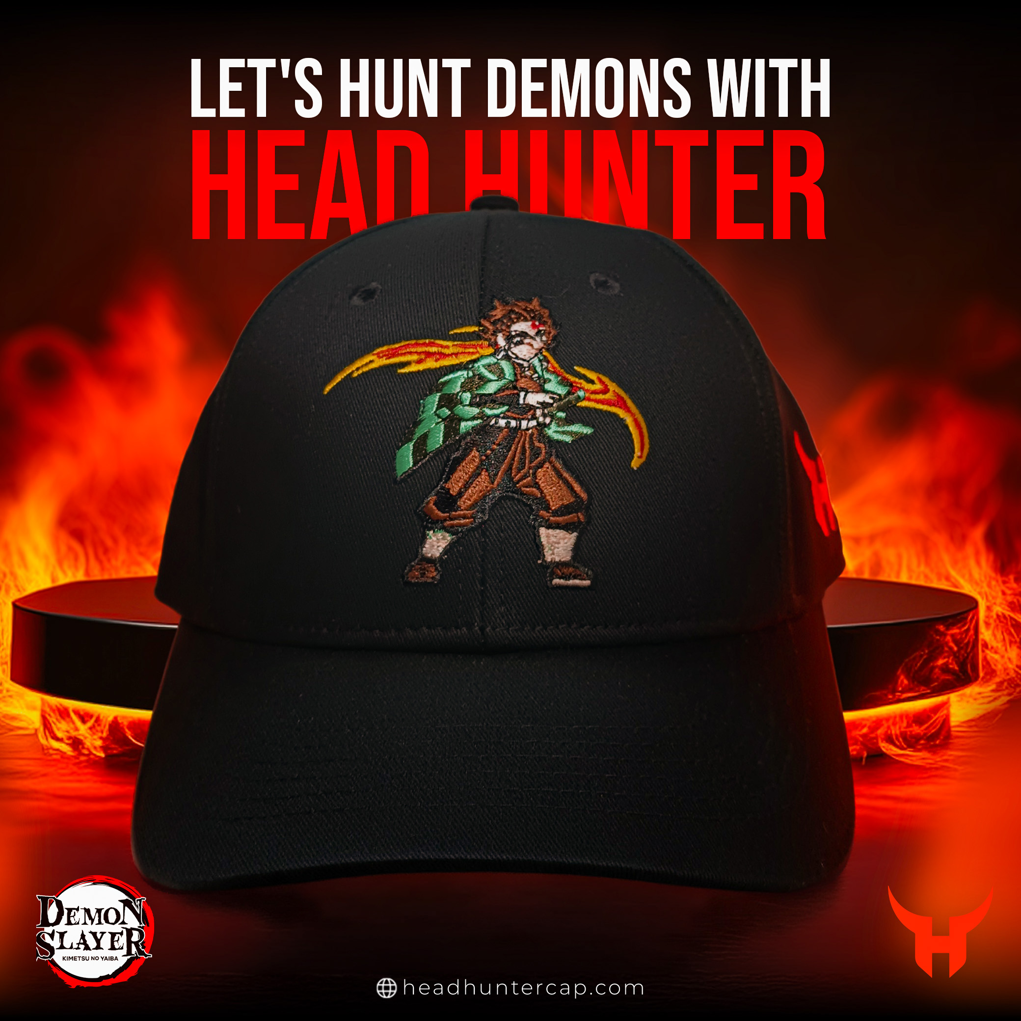 HEAD HUNTER Demon Slayer Tanjiro Cap
